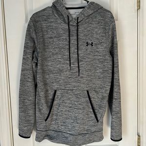 Men’s small Underarmour hoodie. Heather black/white